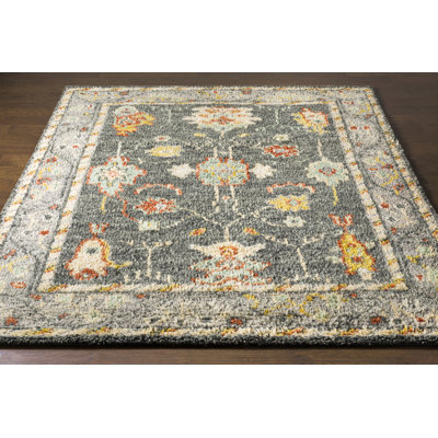 Longe Wool Oriental Indoor Rug