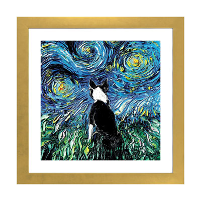 " Boston Terrier Night " by Aja Trier