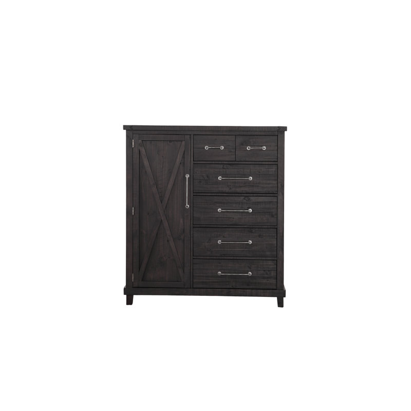 Kilby 54'' W 6 - Drawer Dresser, Brown
