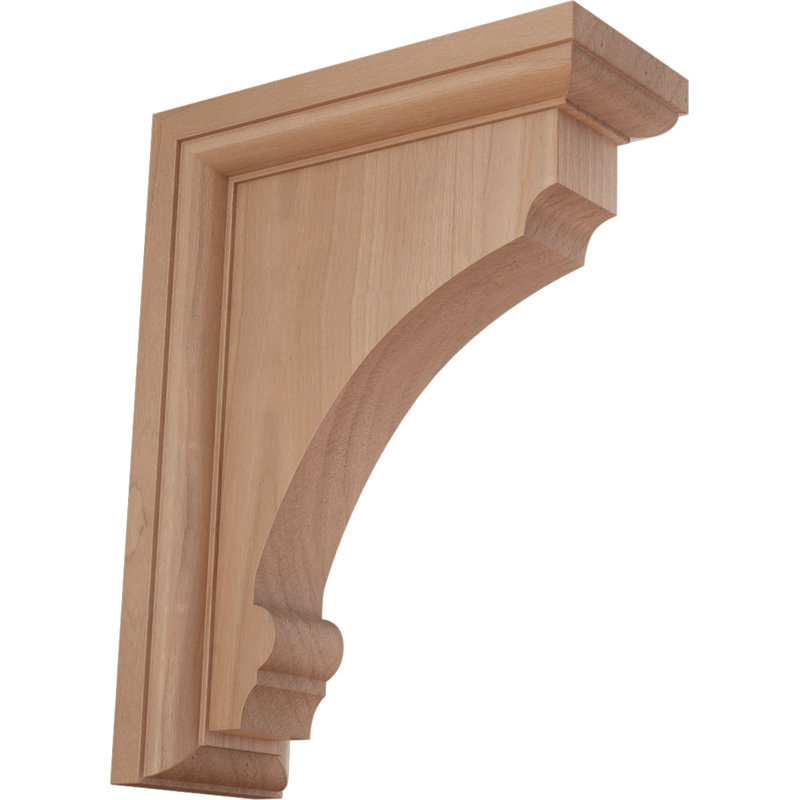 Support en bois Thompson, Cerisier, H 8 po x l 2,5 po x P 6 po