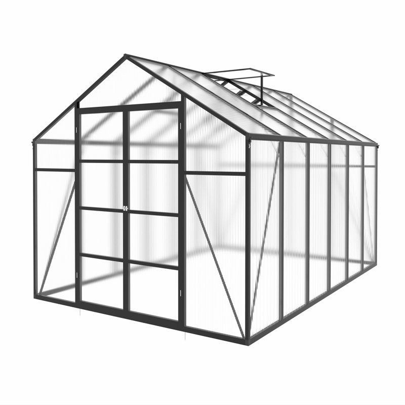 Serre en polycarbonate, serre pour la cour extérieure