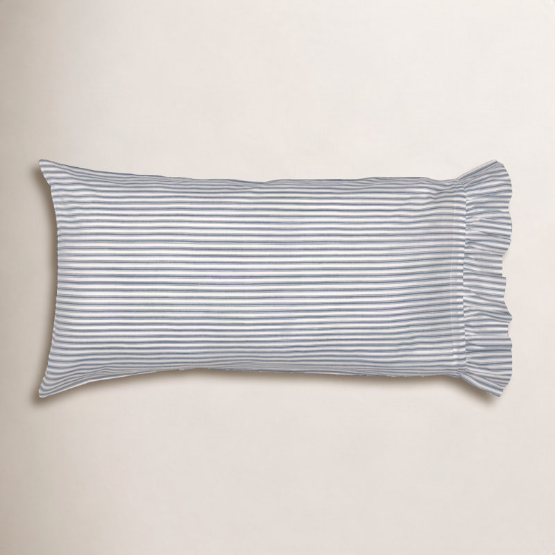 Housse de coussin 100% coton Dandelion, Très grand, Bleu