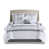 Blanc / gris clair