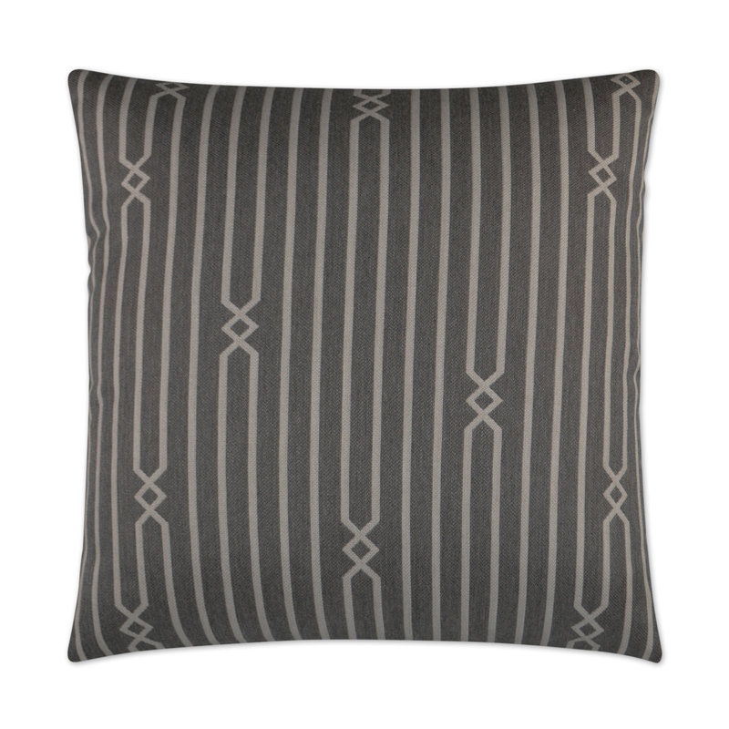 Kitri Square Indoor/Outdoor Pillow Cover & Insert, Stone