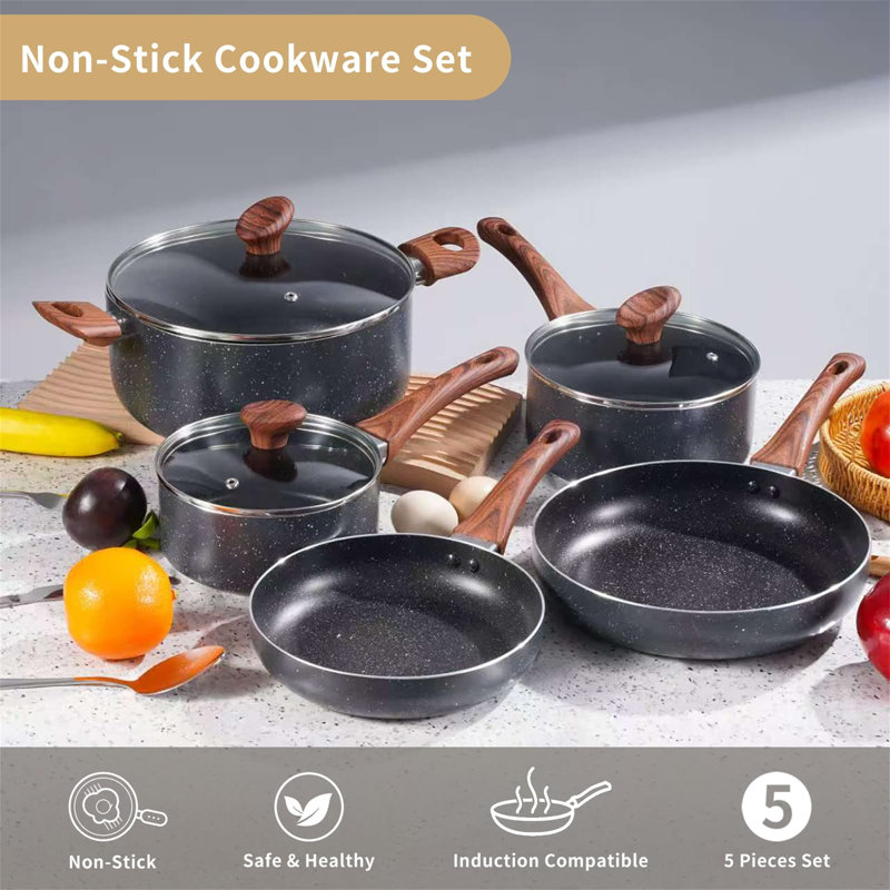 8 - Piece Aluminum Cookware Set