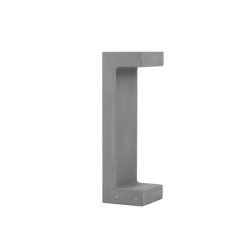 Grey Integrated LED Concrete Bollard Light
