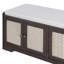 Banc de rangement classique classique avec compartiments spacieux et sièges confortables pour l'organisation du vestibule-793107731