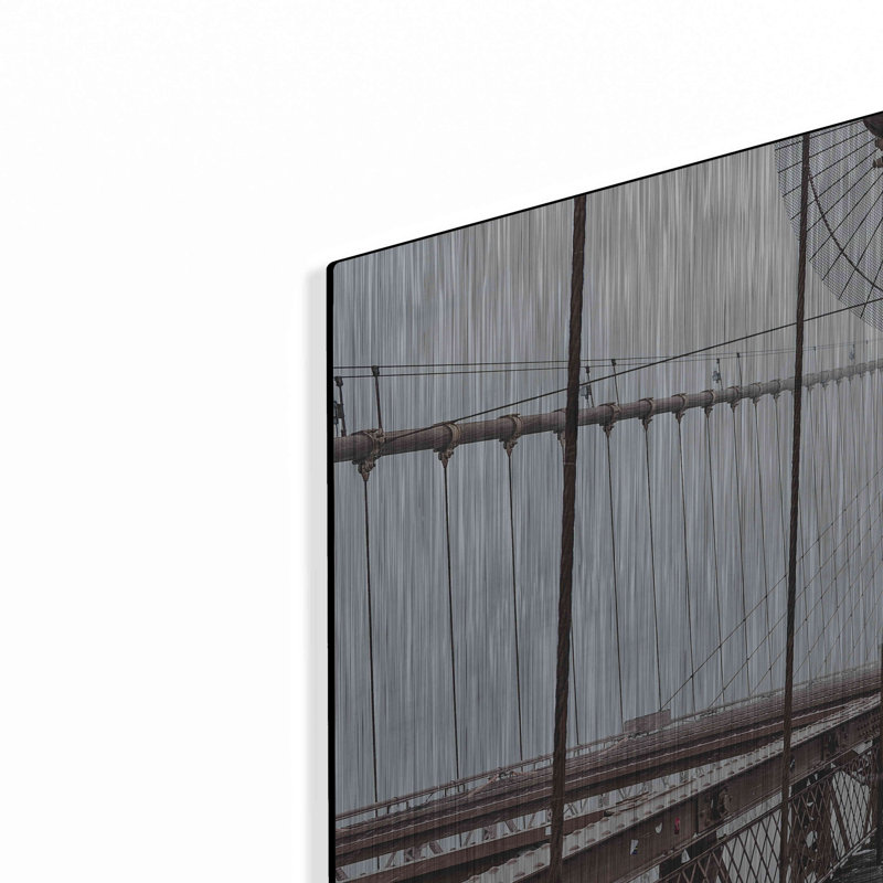 «The Brooklyn Bridge» par Bruce Getty, H 24 po x l 36 po