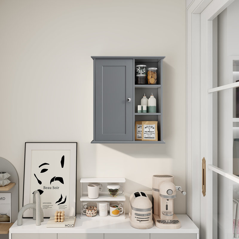 Dibru Bathroom Cabinet, Gray