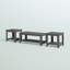 Ensemble de table basse moderne de trois articles ‑ tables pour le salon de style campagnard-110081444