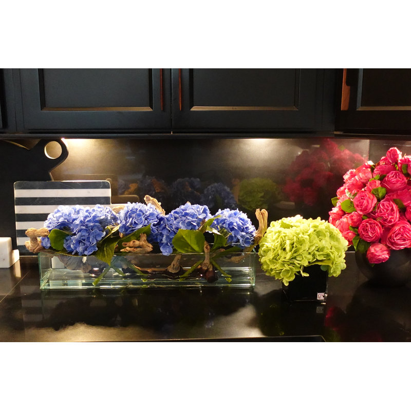 Hydrangea Arrangement in Planter