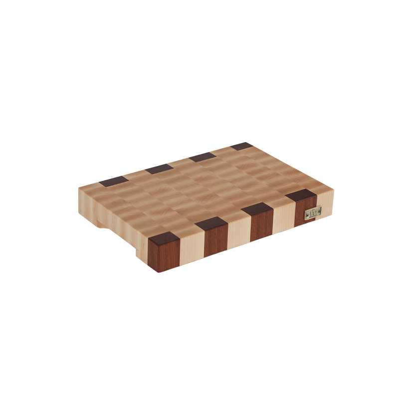 Walnut/Maple Wood Cutting Board, 14" W x 20" L