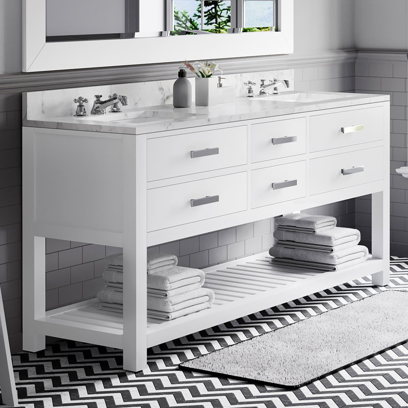 Madalyn 72'' W Vanity, Pure White