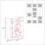 Armoire, 2 portes, 5 tablettes, 1 tiroir