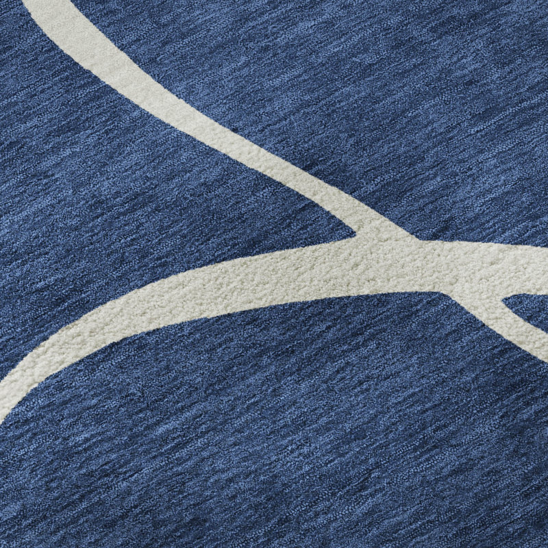 Premium Machine Washable Corum AMF999 Swirls Rug, Rectangle 2'6" x 3'10"