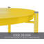 Table d'appoint pliante ronde en métal Caira-1536287137