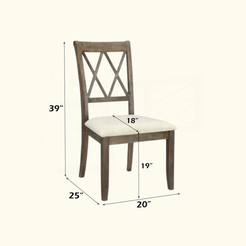 Ensemble de 2 chaises d'appoint Claudia