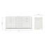 Base de meuble-lavabo double Petrel-85027777