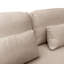 Canapé à accoudoirs carrés en tissu 77 po avec pieds en laiton antique Ciabhan-329485316