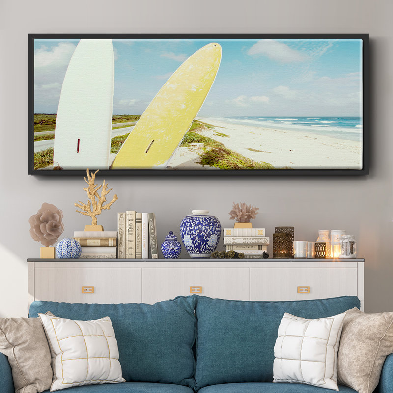 Plage de Pointe Morena - toile encadrée