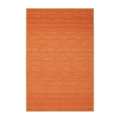 Tapis de zone orange contemporaine