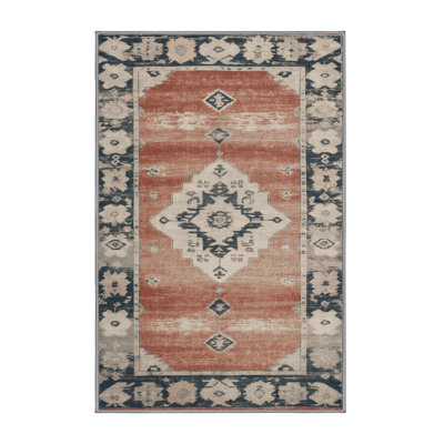 Machine Washable Overdyed Grey Area Rug
