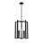 Brenton 5 - Light Lantern Square / Rectangle Pendant in Matte Black-826219228-826219225-896600018