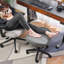 Brackston Adjustable Height Ergonomic Industrial Stool with Removable Casters/Wheels