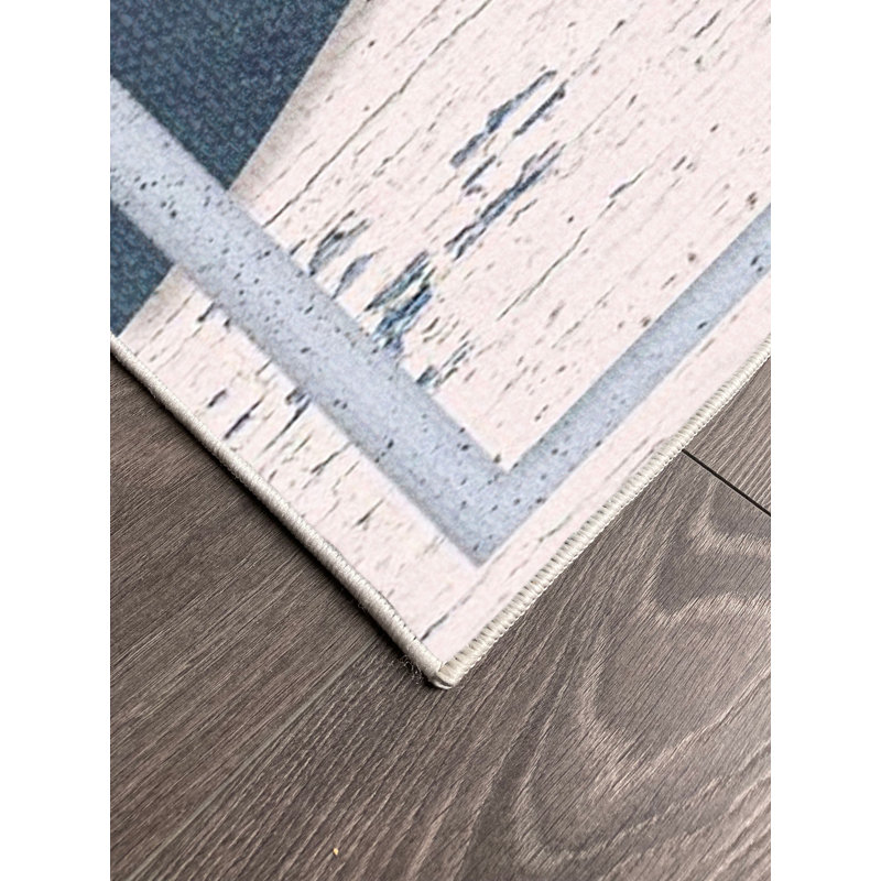 Tapis en coton Mireya, Tapis de couloir 3 pi 3 po x 8 pi 2 po