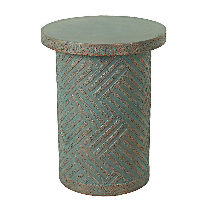 Cement Outdoor End Tables Side Table