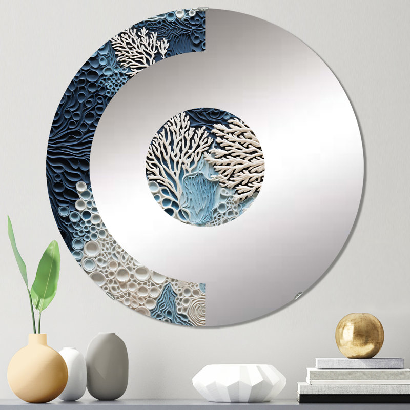 Miroir mural Farhiyo, 23,6 po x 23,6 po