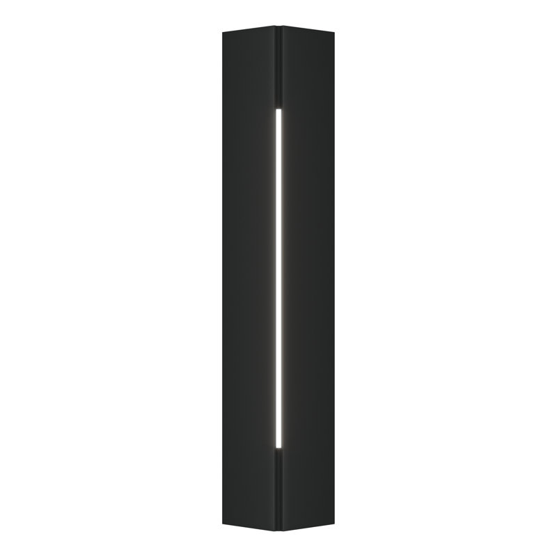 Gallery Outdoor Sconce, Coastal Black, 24.3" H x 5.5" W x 4.1" D