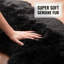 Tapis noir en peau de mouton Bershire-70493701