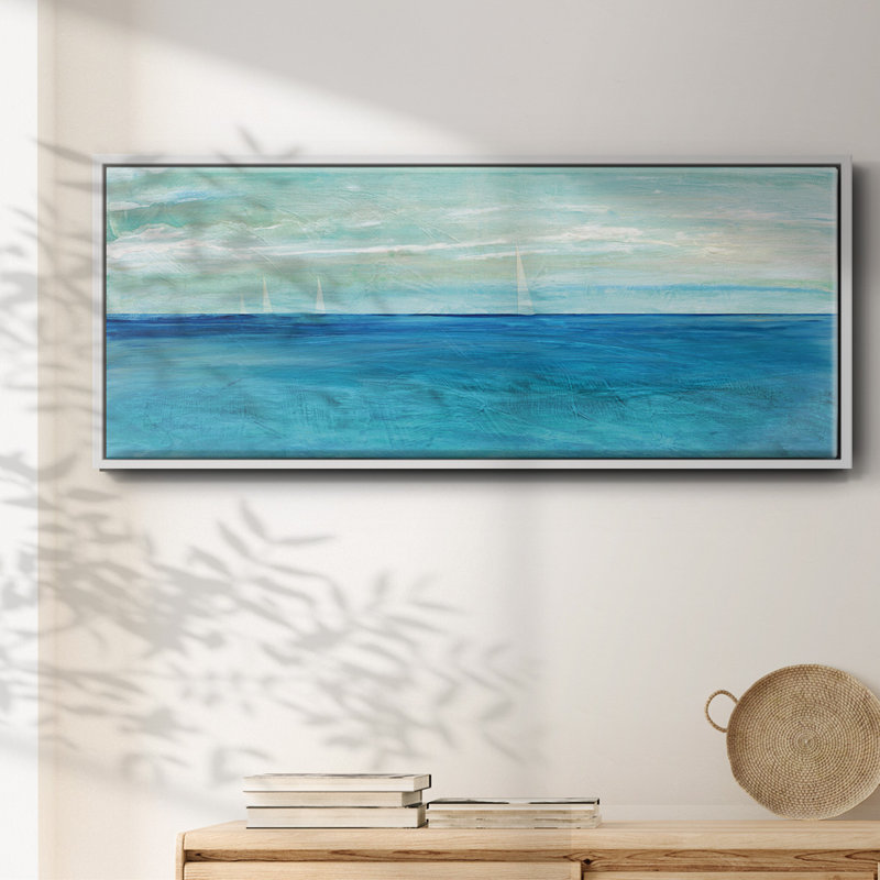 St. Maarten- Framed Canvas, 20" H x 50" W