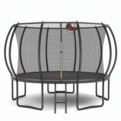 Durable and Versatile Outdoor Trampoline with Enhanced Safety Features