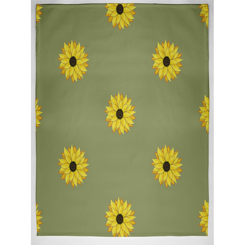Stutzman Plain Weave / Muslin Throw Blanket, Green