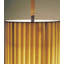 Luminaire de plancher à abat-jour cylindrique nervuré