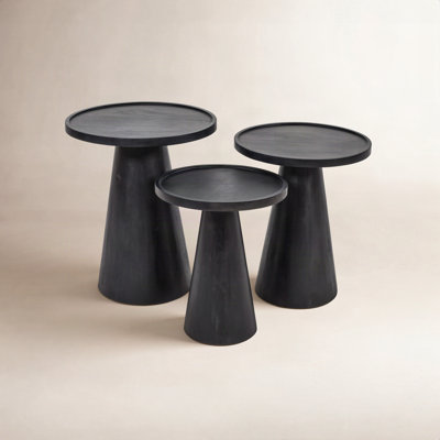 Jean 18" Acacia Nesting End Tables