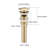 Bathroom Sink Pop Up Drain With Overflow,stainless Steel,one Piece-106363816