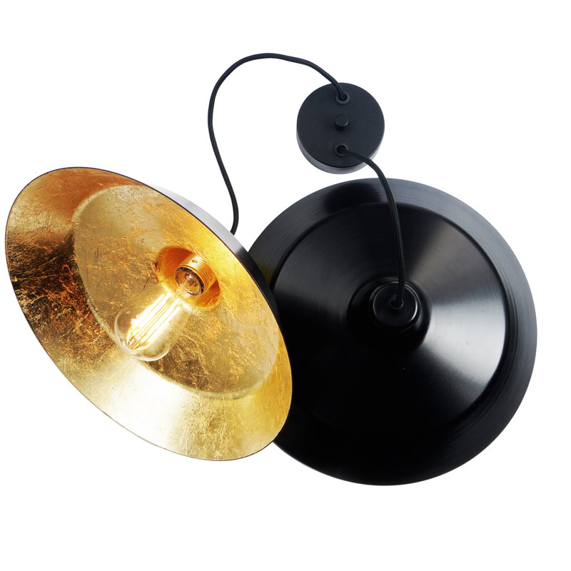 Cinco Basic 2 - Light Dome Pendant, Black, Black