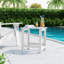 2 pièces Table d'appoint d'extérieur HiPS, table d'appoint de patio durable et résistante aux intempéries pour chaises Adirondack, petite table d'extérieur carrée portante de 200 lb pour cour, piscine, patio, porche, jardin, pelouse, compagnon de détente (ensemble de 2)-117549411