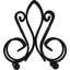 Porte-serviettes fleur de lis-24061569