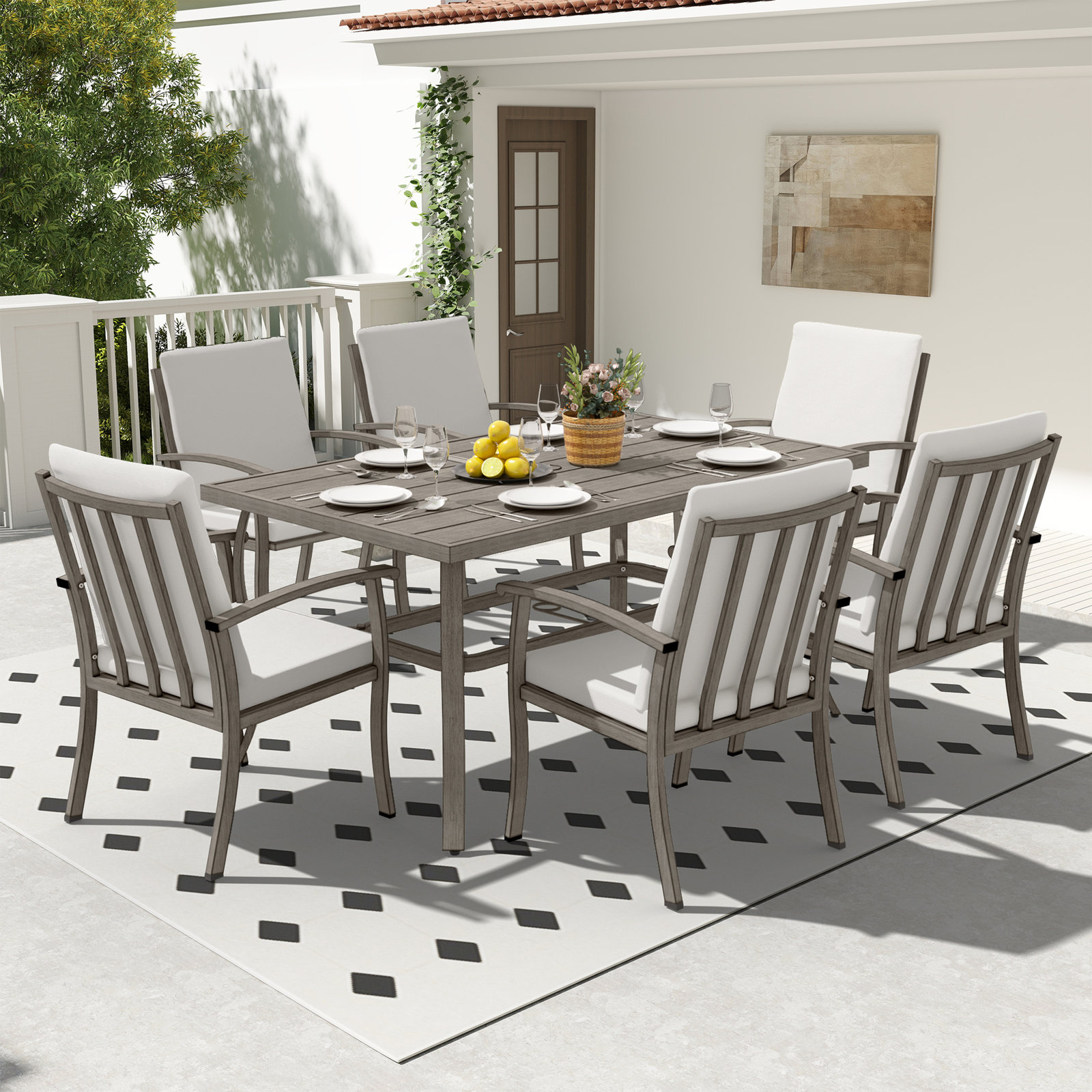 Leigh 60" Patio Dining Set
