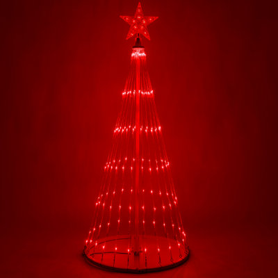 LED Lightshow Trees Metal Christmas Decoration