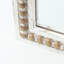 Miroir moderne blanc moyen arqué (H 39,4 po x l 18,9 po)