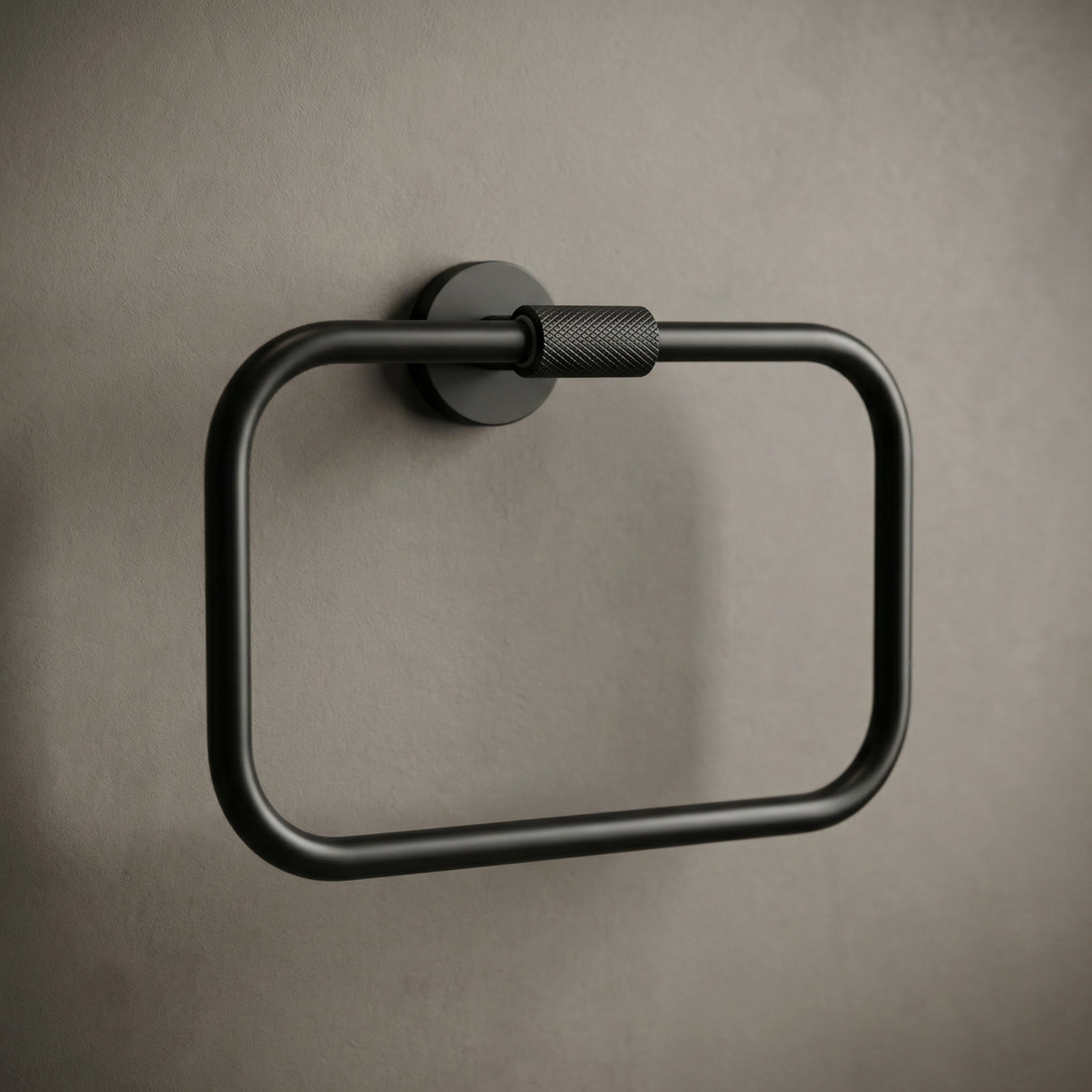 Forward Towel Ring, Black