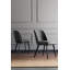 Foyer Upholstered Dining Chair with Wooden Base-125421097-125173742
