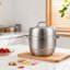Living And Home 8L Steel Pot Set