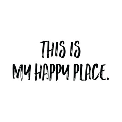 Happy Place 6 - Wrapped Canvas Print