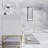 Glasgow 84'' Double Bathroom Vanity with Acrylic Top-1374107330